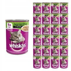 Whiskas su ėriena, 18+6x400 g hinta ja tiedot | Kissanruoka | hobbyhall.fi