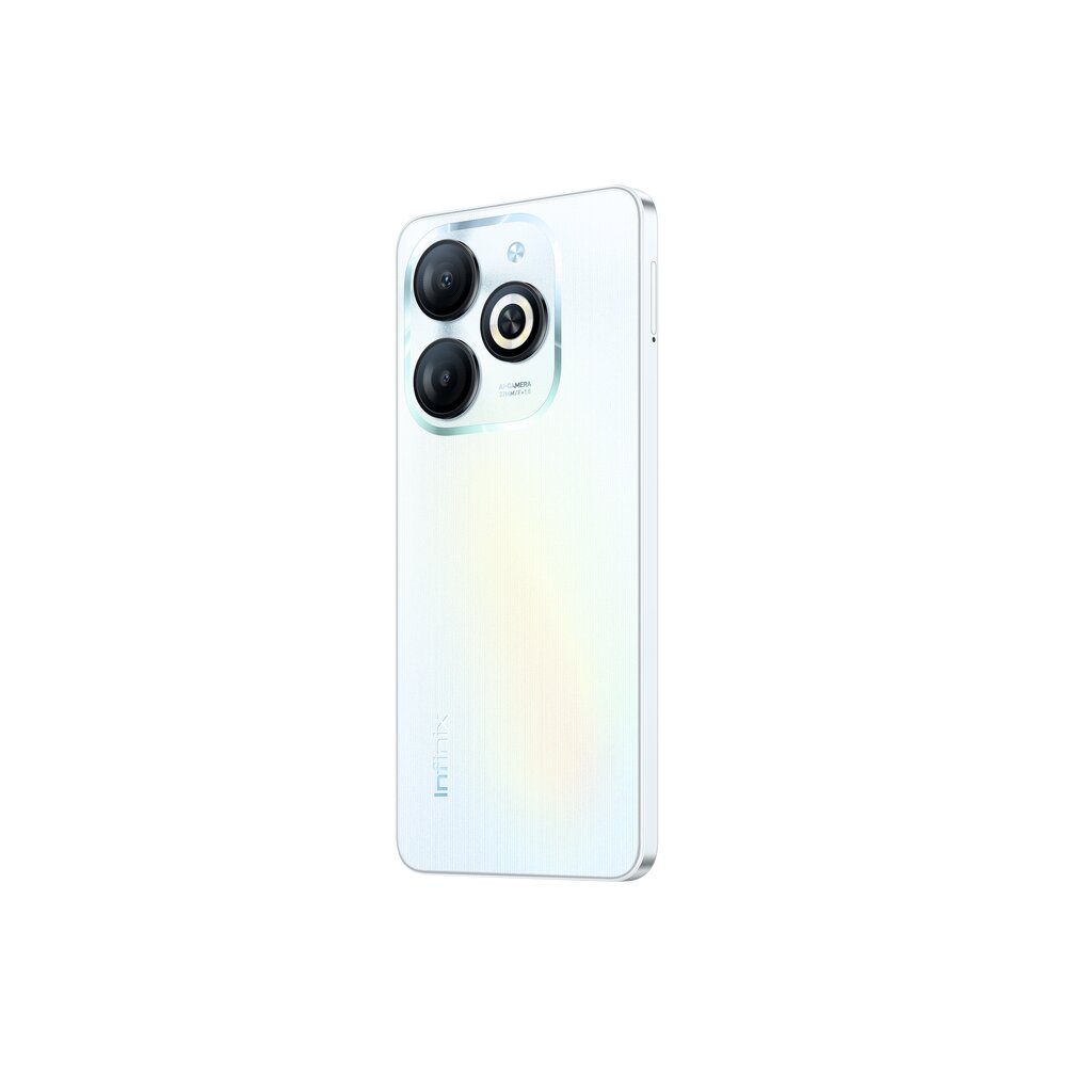 Infinix Smart 8 Dual SIM 3/64GB Galaxy White kaina ir informacija | Matkapuhelimet | hobbyhall.fi