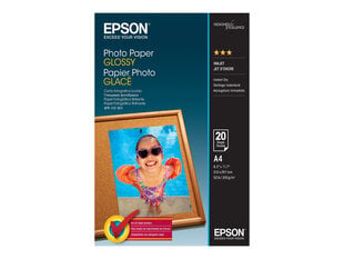 Paperi Epson Glossy Photo | 200g A4 | 20. marraskuuta hinta ja tiedot | Mustekasetit | hobbyhall.fi