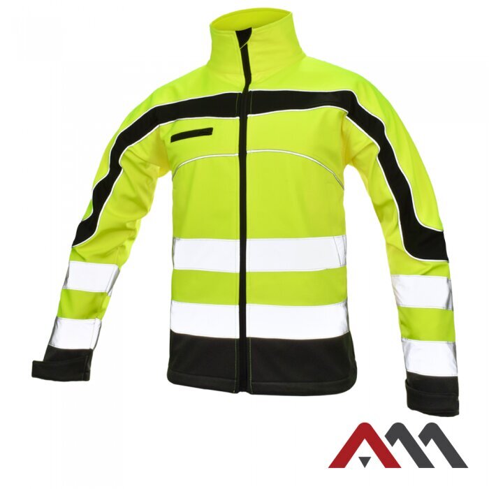 Takki SOFTFLEX Softshell yellow hinta ja tiedot | Työvaatteet | hobbyhall.fi