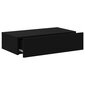 vidaXL TV-taso LED-valoilla musta 60x35x15,5 cm hinta ja tiedot | TV-tasot | hobbyhall.fi