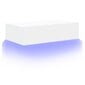 vidaXL TV-taso LED-valoilla valkoinen 60x35x15,5 cm hinta ja tiedot | TV-tasot | hobbyhall.fi