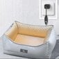 De'Luxe Pet Lämmitetty Bed Grey hinta ja tiedot | Pedit ja pesät | hobbyhall.fi