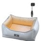 De'Luxe Pet Lämmitetty Bed Grey hinta ja tiedot | Pedit ja pesät | hobbyhall.fi