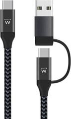 Sovitin Ewent EW9918, USB-C hinta ja tiedot | Adapterit | hobbyhall.fi