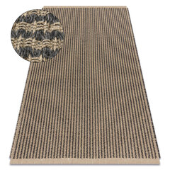 Matto JUTE 3650 musta/beige hinta ja tiedot | Isot matot | hobbyhall.fi