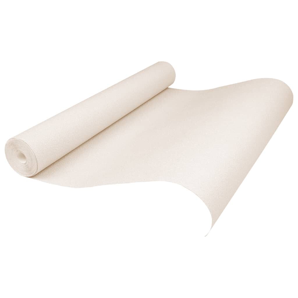 vidaXL Tapetti 3D yksivärinen beige 10x0,53 m kuitukangas hinta ja tiedot | Tapetit | hobbyhall.fi