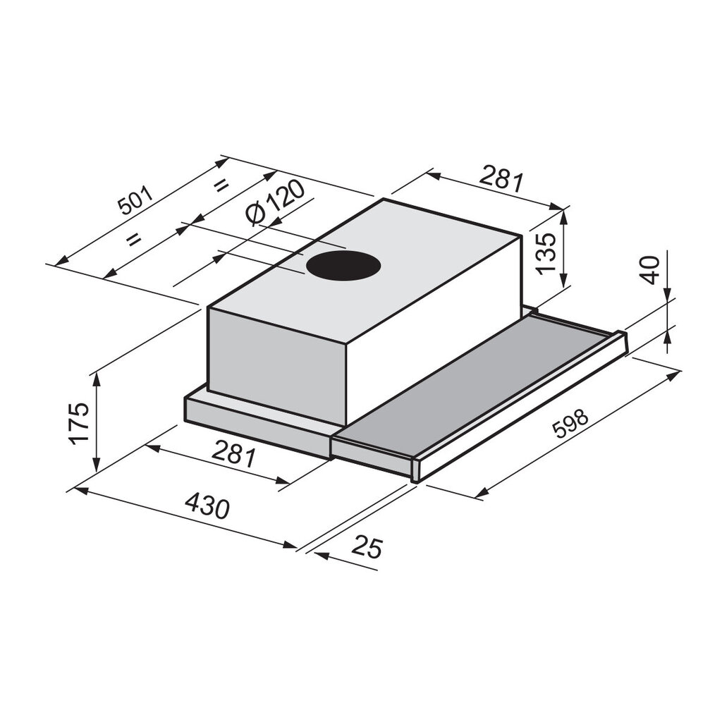 Freggia CHS46W hinta ja tiedot | Liesituulettimet | hobbyhall.fi