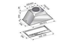 Allenzi B PLUS 60 EL hinta ja tiedot | Liesituulettimet | hobbyhall.fi