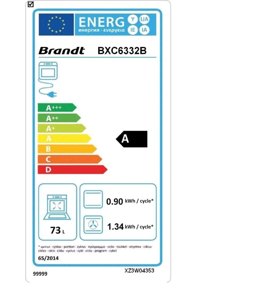 Brandt BXC6332B hinta ja tiedot | Erillisuunit | hobbyhall.fi