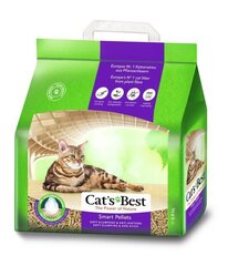 Cat's Best Smart paakkuuntuvat puupelletit 5L 2.5kg hinta ja tiedot | Kissanhiekka | hobbyhall.fi