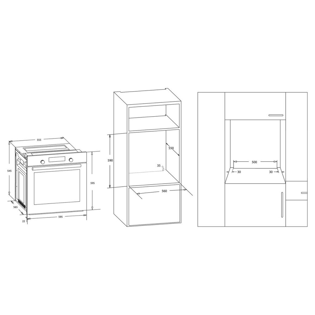 Freggia OGSB64X hinta ja tiedot | Erillisuunit | hobbyhall.fi