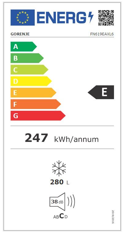 Gorenje FN619EAXL6 hinta ja tiedot | Pakastimet | hobbyhall.fi
