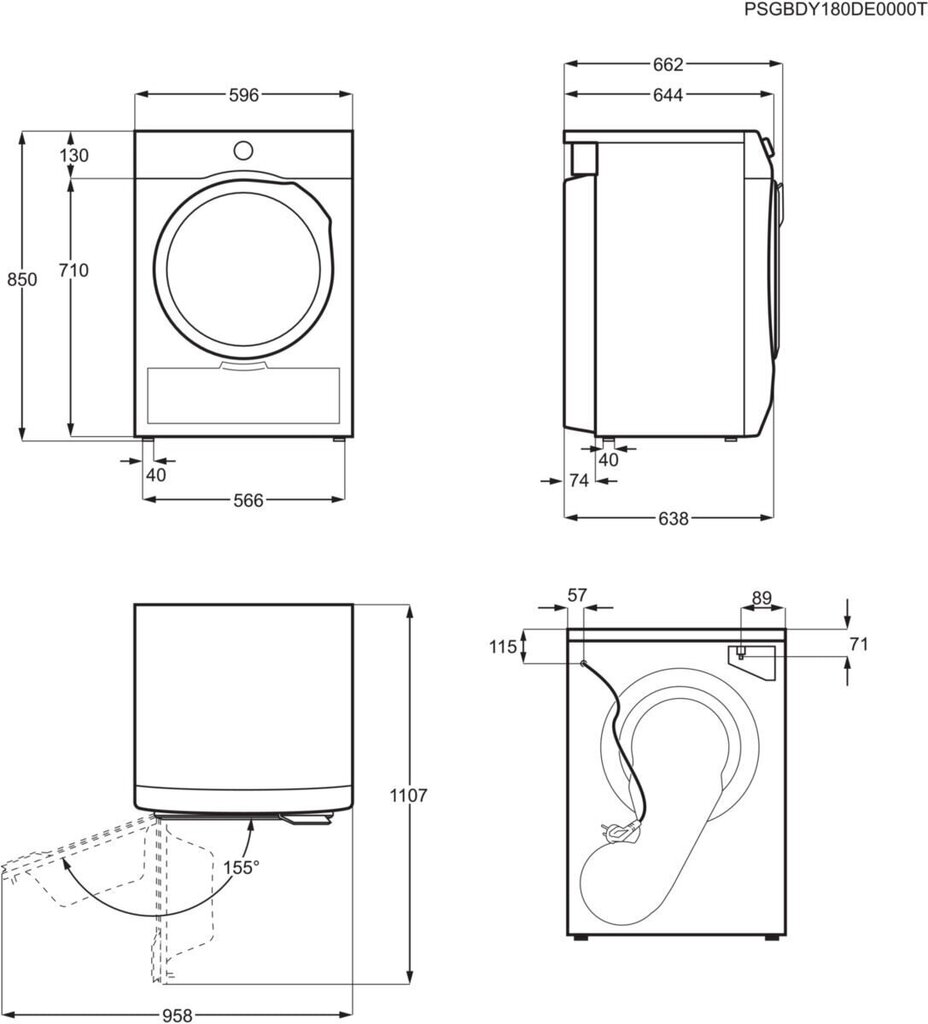 Electrolux EW8H678D2 hinta ja tiedot | Kuivausrummut | hobbyhall.fi