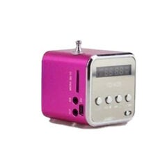 Mini Bluetooth-kaiutin selkeä ääni 4 painiketta Suunnittelu Näyttö FM-radio Langaton Kannettava Bluetooth-kaiutin Rose Red Bluetooth-versio hinta ja tiedot | Kaiuttimet | hobbyhall.fi