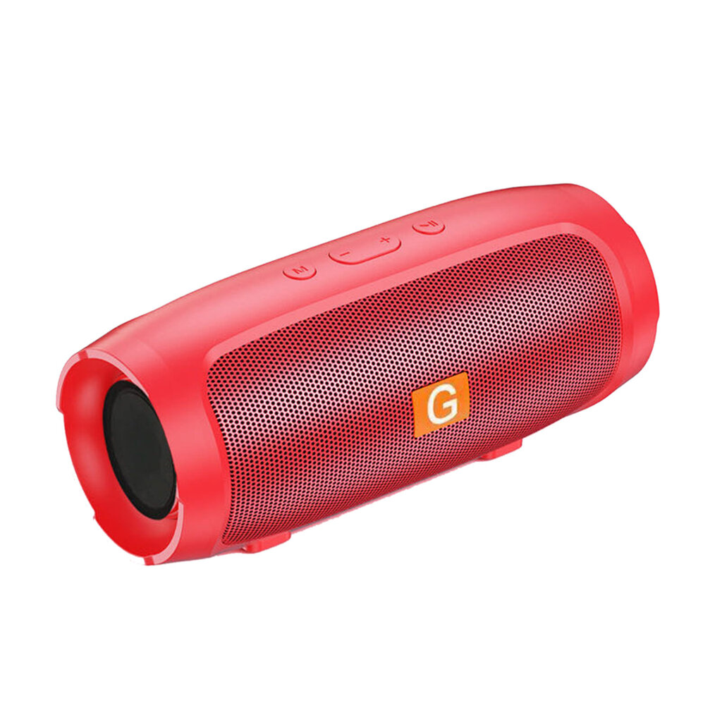 Langaton Bluetooth-kaiutin Outdoor Car Card ja Home Desktop Mini Kannettava USB Subwoofer Red hinta ja tiedot | Kaiuttimet | hobbyhall.fi