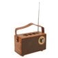 Retro Bluetooth-kaiutin Wood Grain Design hinta ja tiedot | Kaiuttimet | hobbyhall.fi