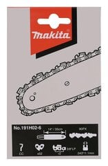 Moottorisahanketju Makita 191H02-6; 14''; 35 cm; 3/8''; 52; 1,1 mm hinta ja tiedot | Kuumailmapuhaltimet | hobbyhall.fi