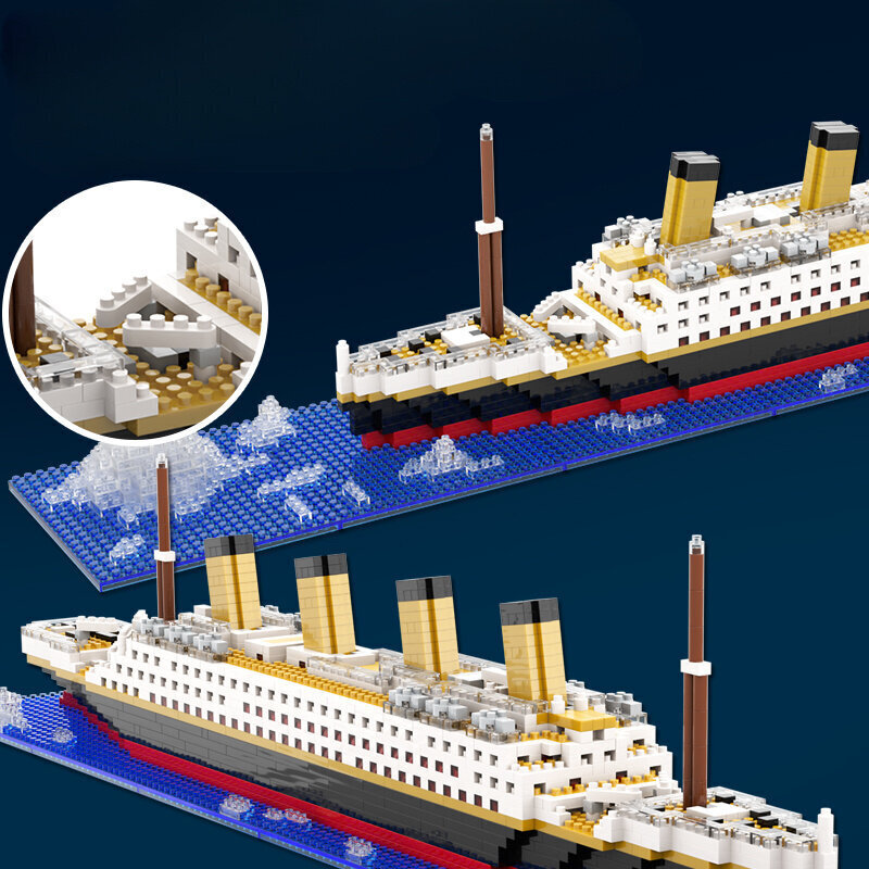 Rakennussetti Titanic-laiva hinta ja tiedot | Poikien lelut | hobbyhall.fi