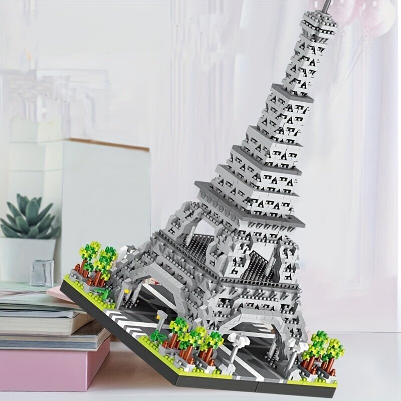 Rakennussetti Eiffel-torni, 2622 yksikköä. hinta ja tiedot | Poikien lelut | hobbyhall.fi