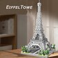 Rakennussetti Eiffel-torni, 2622 yksikköä. hinta ja tiedot | Poikien lelut | hobbyhall.fi