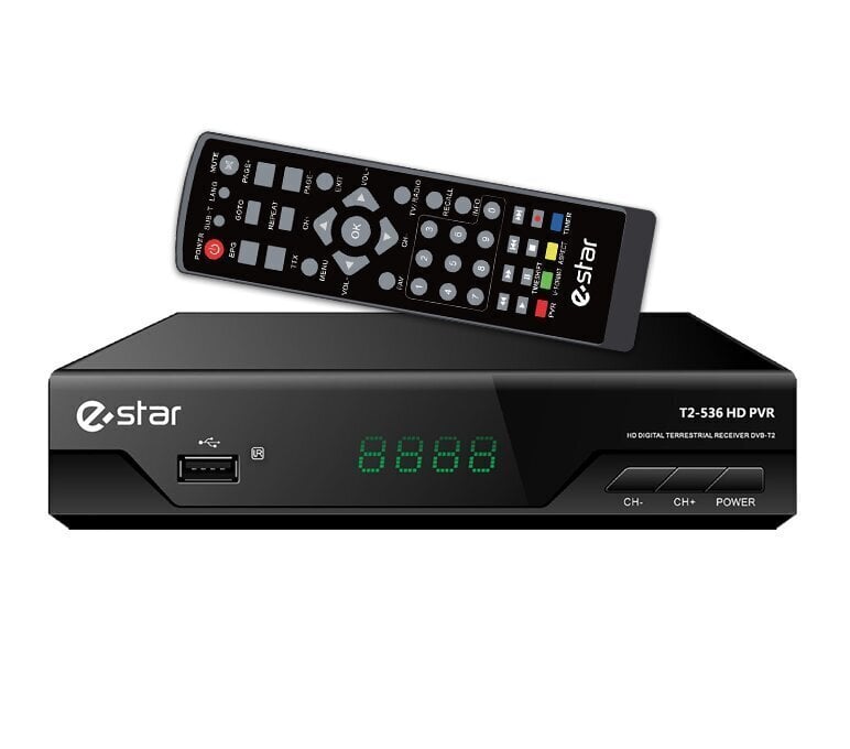 eSTAR T2-536 HD PVR hinta ja tiedot | Digiboksit | hobbyhall.fi