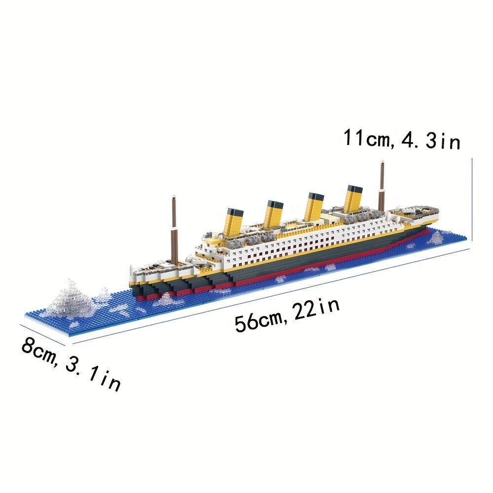 Titanic Rakennussetti hinta ja tiedot | Poikien lelut | hobbyhall.fi