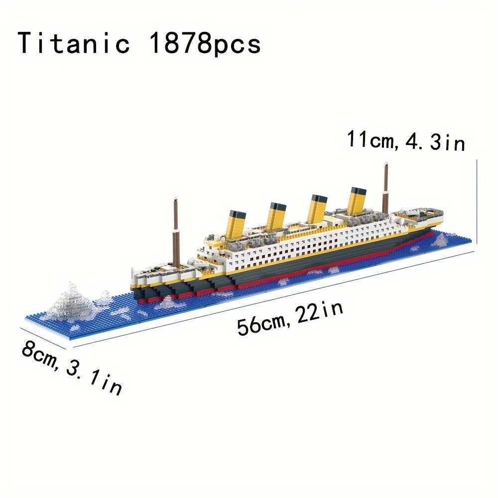 Titanic Rakennussetti hinta ja tiedot | Poikien lelut | hobbyhall.fi