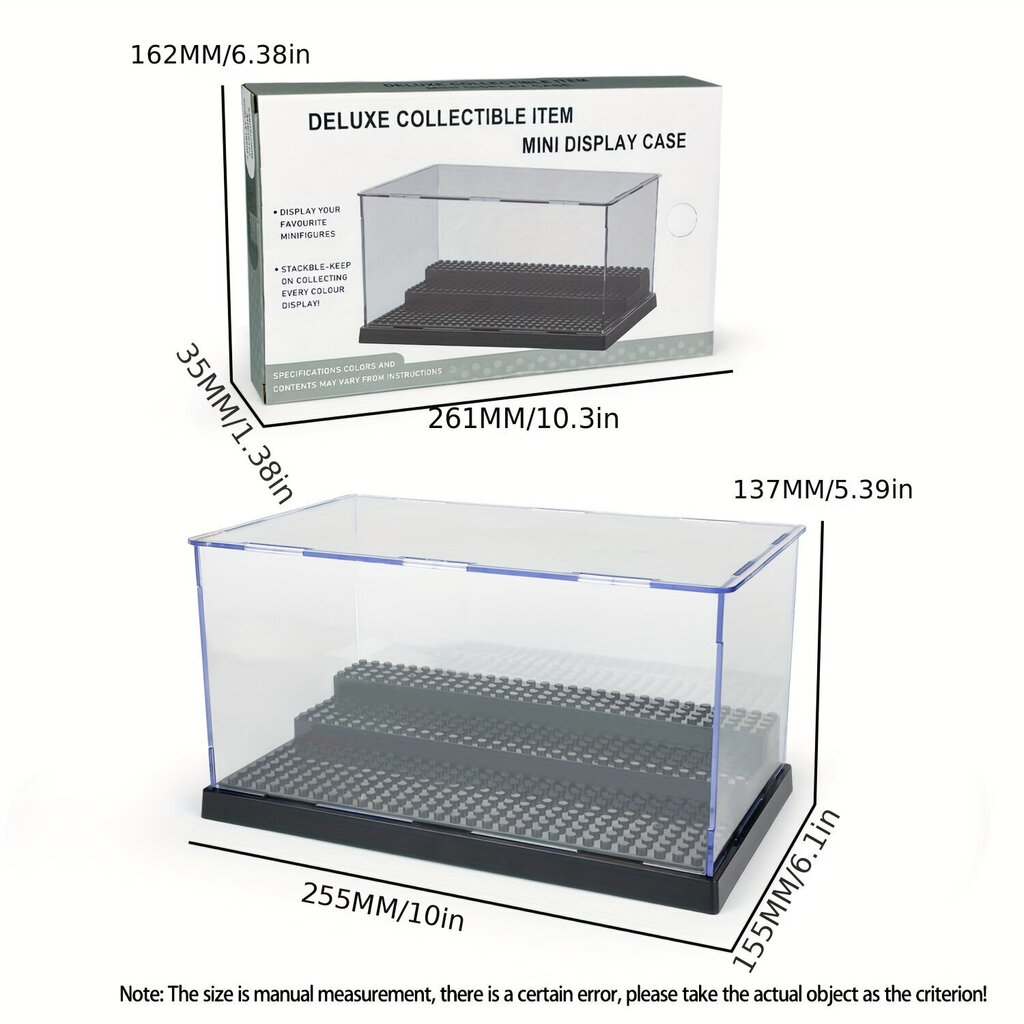 Läpinäkyvä minivitriini hinta ja tiedot | Poikien lelut | hobbyhall.fi