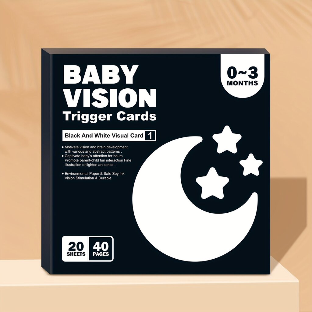 Baby Vision aktivointikortit vauvalle hinta ja tiedot | Kehittävät lelut | hobbyhall.fi