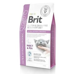 Brit Veterinary Ultra Hypoallergenic hyönteisten kanssa, 2 kg hinta ja tiedot | Kissan kuivaruoka | hobbyhall.fi