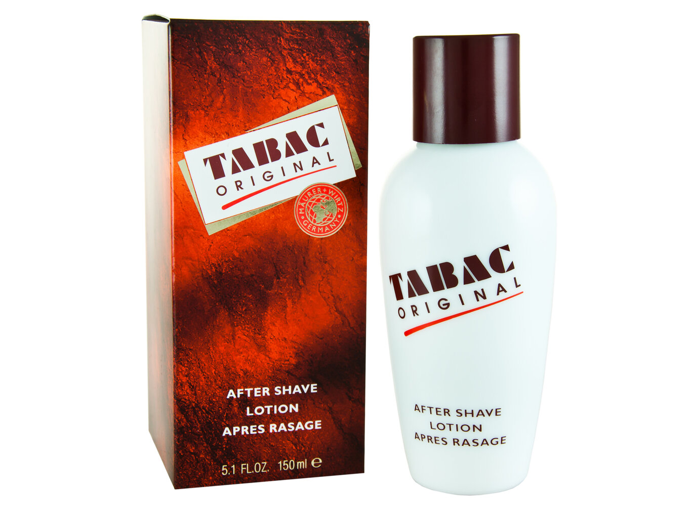 maurer & wirtz tabac original after shave lotion miehille, 150 ml hinta ja tiedot | Miesten ihonhoito | hobbyhall.fi