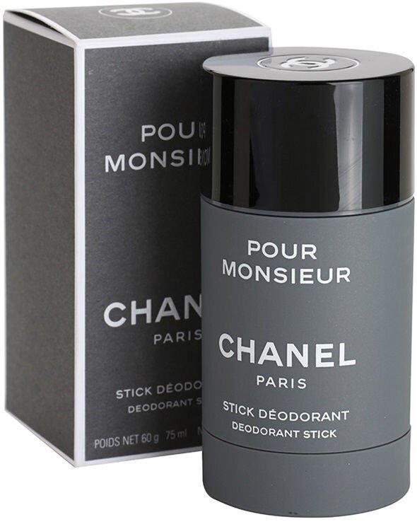 Chanel Pour Monsieur deodoranttipuikko miehille, 75 ml hinta ja tiedot | Miesten ihonhoito | hobbyhall.fi