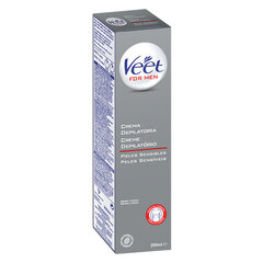 Karvanpoistovoide Veet Sensitive miehille, 200ml hinta ja tiedot | Karvanpoistoaineet | hobbyhall.fi