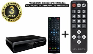 Uusi Digital T2 265 HD Senior hinta ja tiedot | Digiboksit | hobbyhall.fi