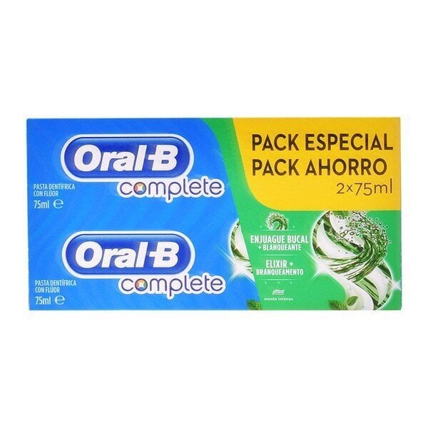 Hammastahna Complete Oral-B, 2 x 75 ml hinta ja tiedot | Suuhygienia | hobbyhall.fi