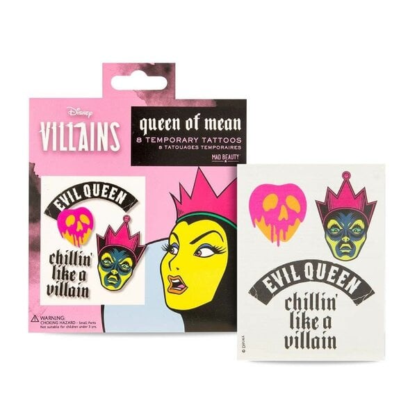 Väliaikaiset tatuoinnit Mad Beauty Disney Villains Evil Queen