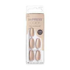 Liimakynnet IPRESS Paineleva manikyyri Bare Butter Short Nails Latte, 30 kpl, koko M hinta ja tiedot | Manikyyri- ja pedikyyritarvikkeet | hobbyhall.fi