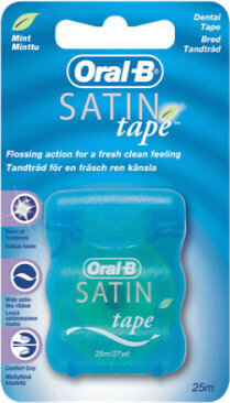 Hammaslanka Oral-B Satin Tape Mintun makuinen, 25 m hinta ja tiedot | Suuhygienia | hobbyhall.fi