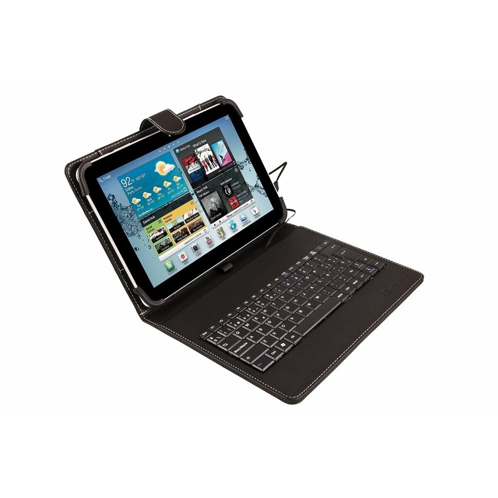 Tabletin ja näppäimistön kotelo, hopea elektroniikka 111916040199 espanjalainen Qwerty 9"-10,1" hinta ja tiedot | Tablettien kotelot ja muut tarvikkeet | hobbyhall.fi