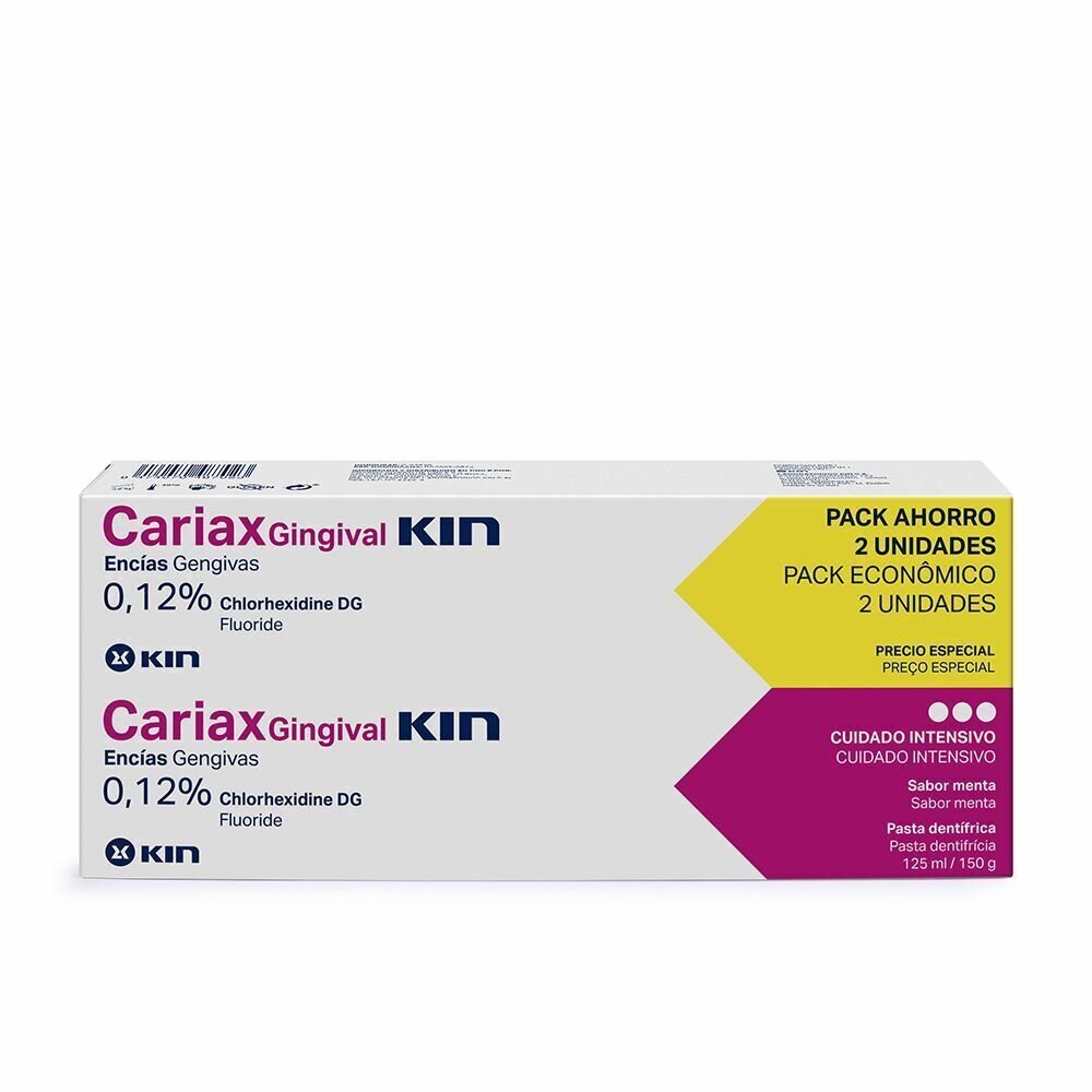 Hammastahna Kin Cariax Gingival 2 x 125 ml hinta ja tiedot | Suuhygienia | hobbyhall.fi