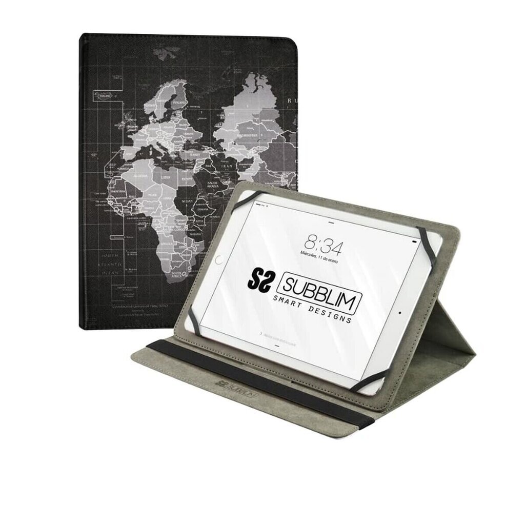 Subblim Trendy Case World Map, 10,1" hinta ja tiedot | Tablettien kotelot ja muut tarvikkeet | hobbyhall.fi