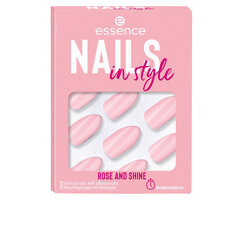 Tekokynnet Essence Nails In Style Nº 14 Rose and Shine, 12 kpl. hinta ja tiedot | Manikyyri- ja pedikyyritarvikkeet | hobbyhall.fi