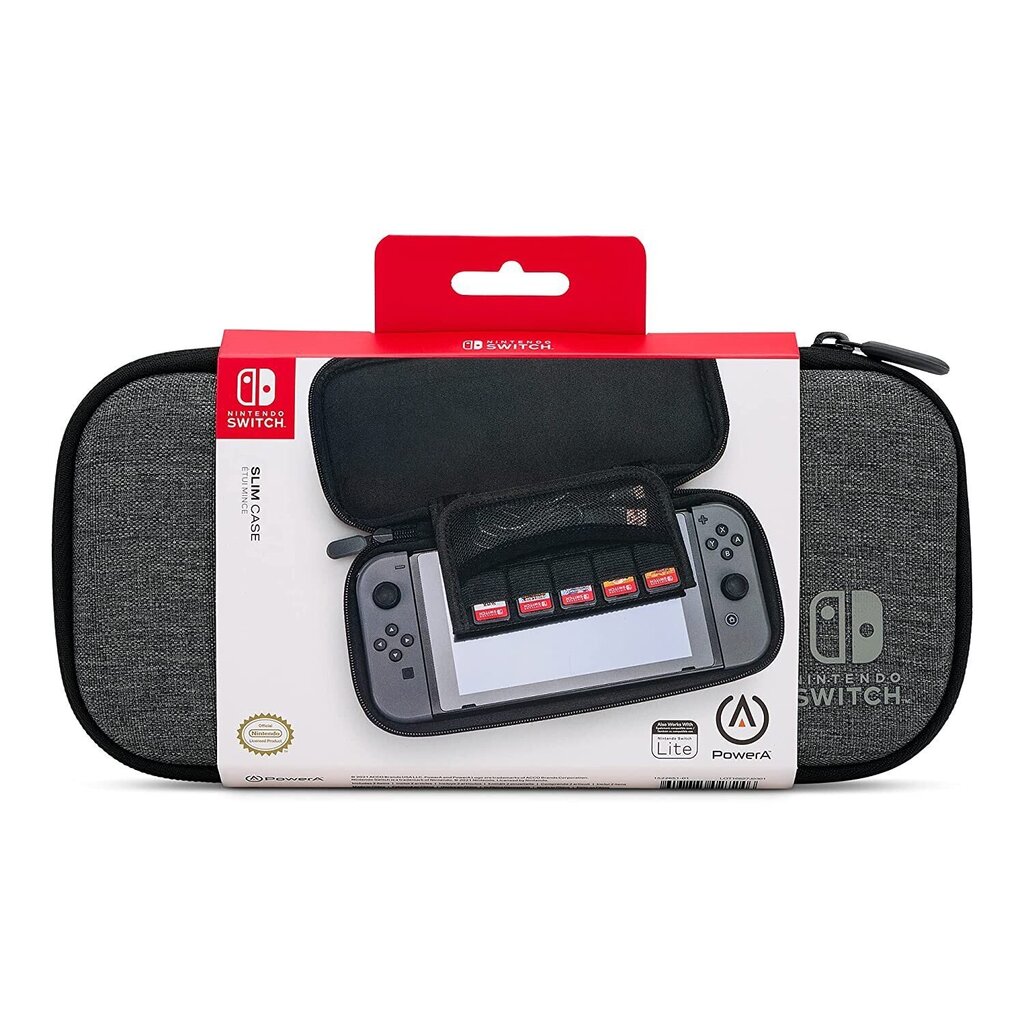 PowerA Nintendo Switch Charcoal hinta ja tiedot | Pelikonsolitarvikkeet | hobbyhall.fi