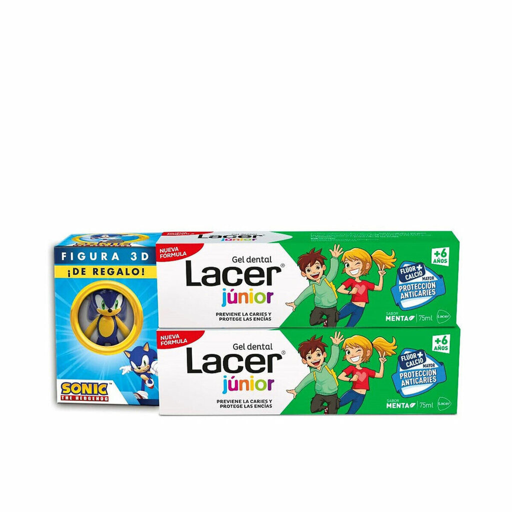 Hammastahna Lacer Junior Mint, 2 x 75 ml hinta ja tiedot | Suuhygienia | hobbyhall.fi