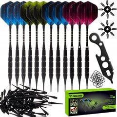 Tikkasarja Trizand 21629, 257 g, musta hinta ja tiedot | Darts | hobbyhall.fi