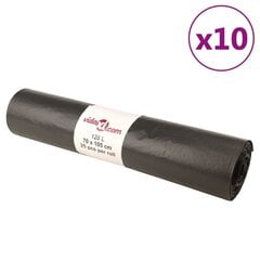 vidaXL Roskapussit 250 kpl musta 120 l hinta ja tiedot | Roskapussit | hobbyhall.fi