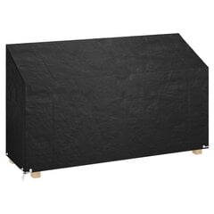 vidaXL Puutarhapenkkisuoja 12 purjerengasta 210x70x70/88 cm polyeteeni hinta ja tiedot | Istuintyynyt, pehmusteet ja päälliset | hobbyhall.fi