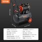 Puristusilmakompressori Vevor, 24L, 1450W hinta ja tiedot | Kompressorit | hobbyhall.fi