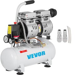 Puristusilmakompressori Vevor, 9L, 550W, 1440 kierrosta/min hinta ja tiedot | Kompressorit | hobbyhall.fi